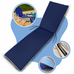 Colchonete Dupla Face Bagum - Azul e Branco