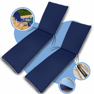 Kit 2 uni | Colchonete Dupla Face Bagum - Azul e Branco